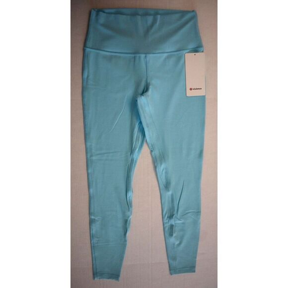 Lululemon LW5CTIS Women's Sz 8 Cyan Blue Align High-Rise 28" Pants - Picture 1 of 9